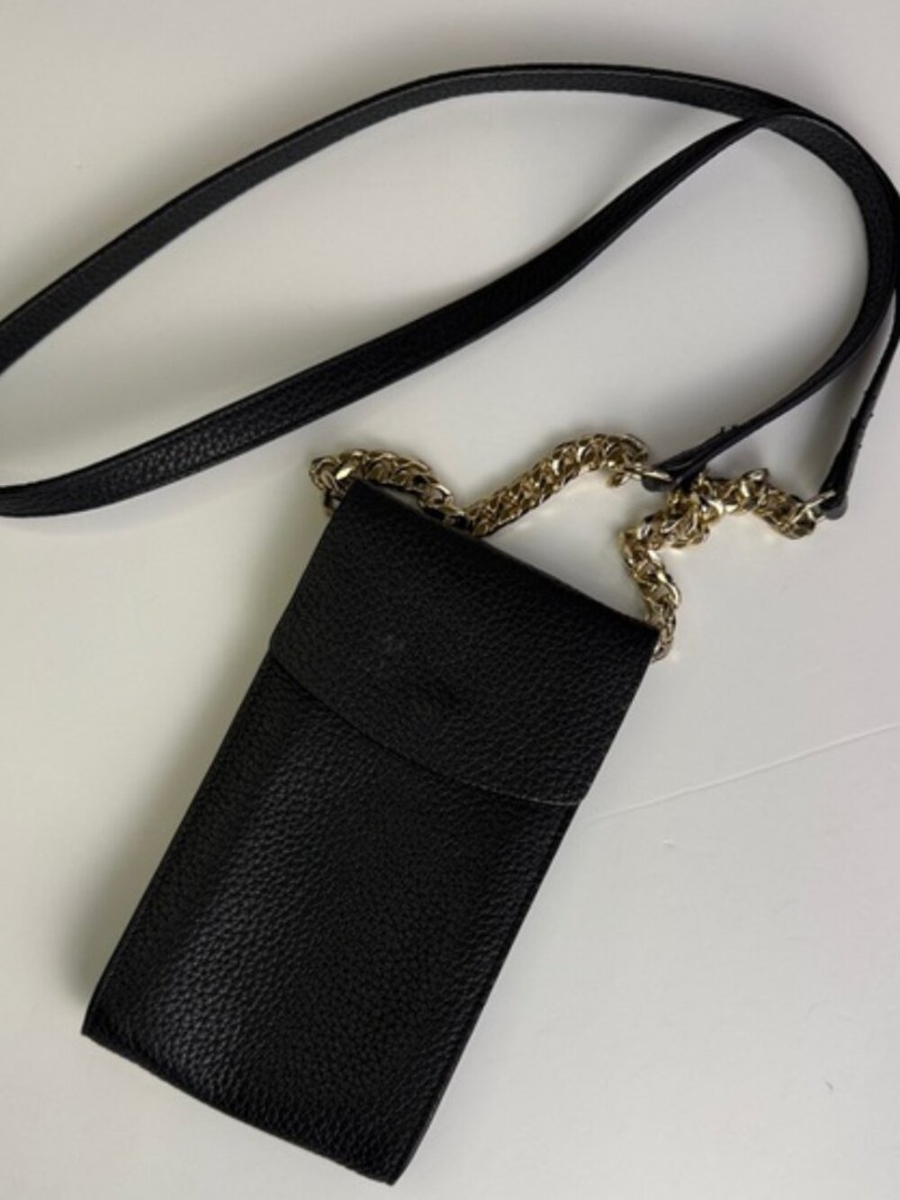 14th & Union Leather Crossbody Pouch in Black Nordstrom